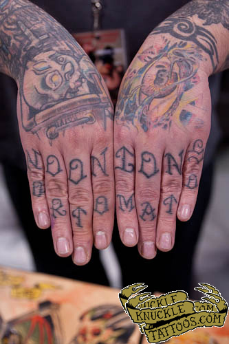 Knuckle Tattoos Models