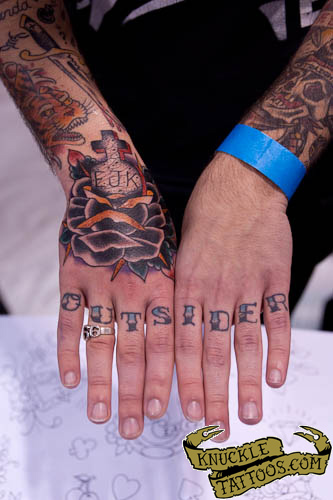 Knuckle Tattoos Models